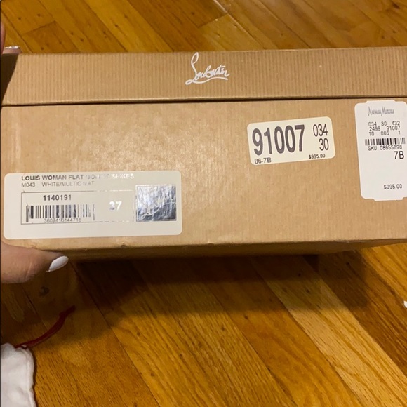 christian louboutin high top white colorful spikes - Picture 4 of 9